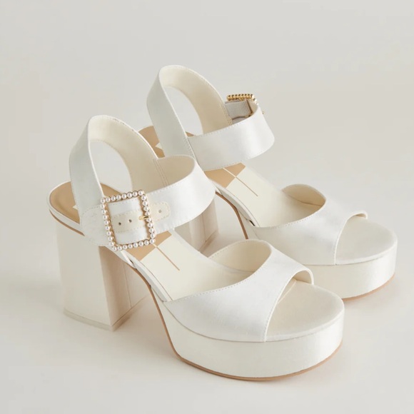 Bobby Pearl White Pearl Heels | Dolce Vita Dolce Vita Bobby Pearls Platform Heels